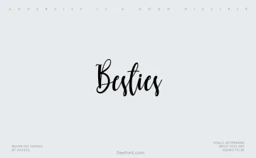 Besties Font