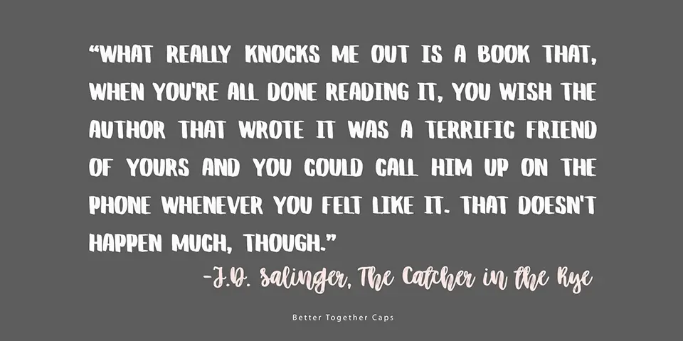 Better Together Caps Font