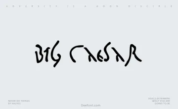 Big Caesar Font