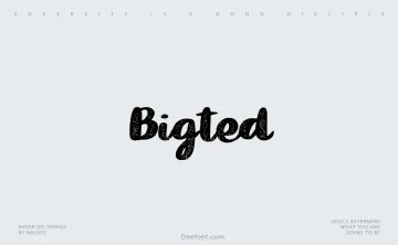 Bigted Font