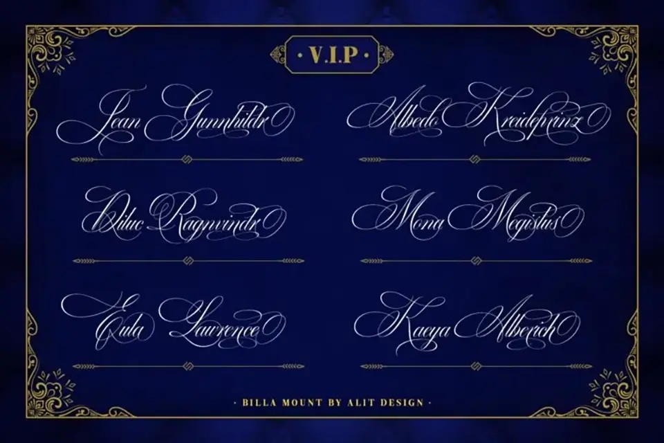 Billa Mount Font
