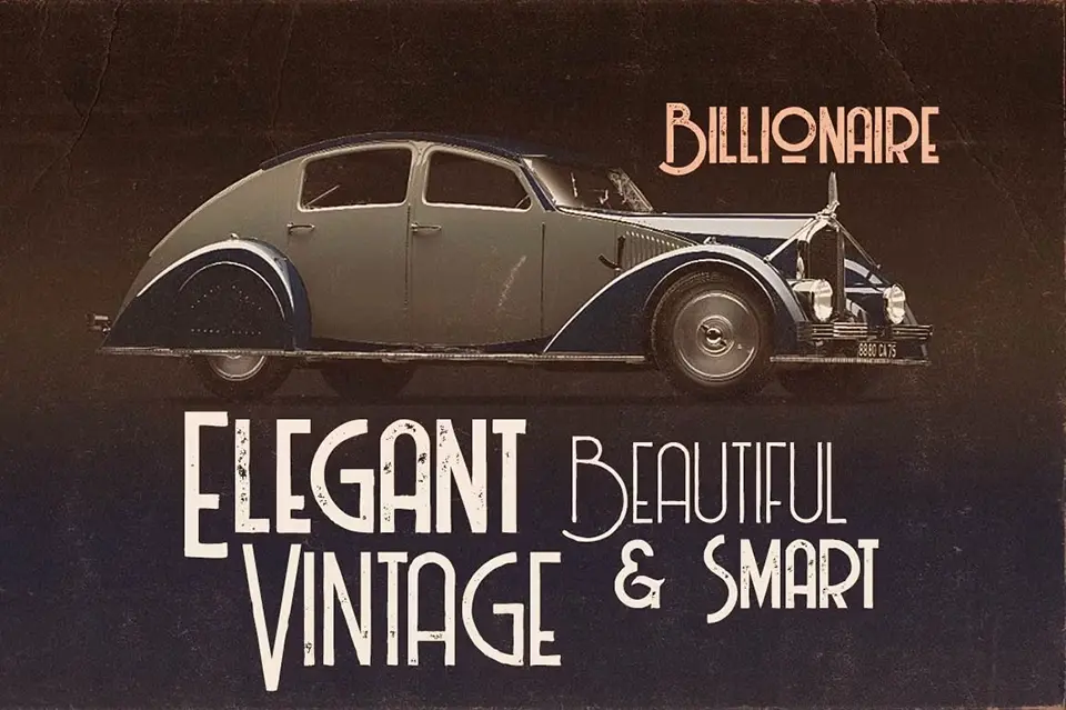Billionaire Font