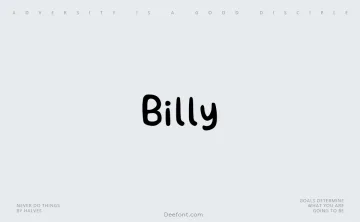 Billy Font