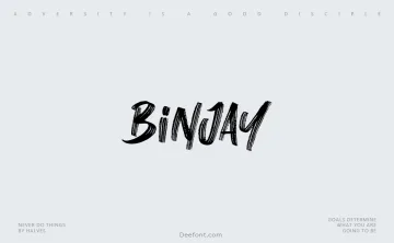 Binjay Font
