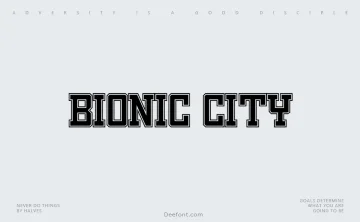 Bionic City Font