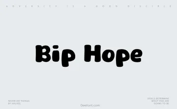 Bip Hope Font