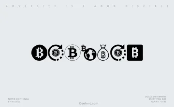 Bitcoin Font