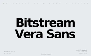 Bitstream Vera Sans Font Family