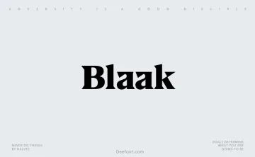 Blaak Font Family