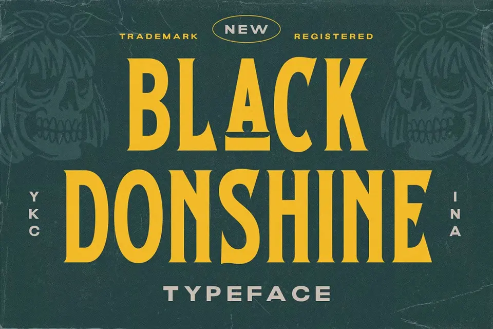 Black Donshine Font