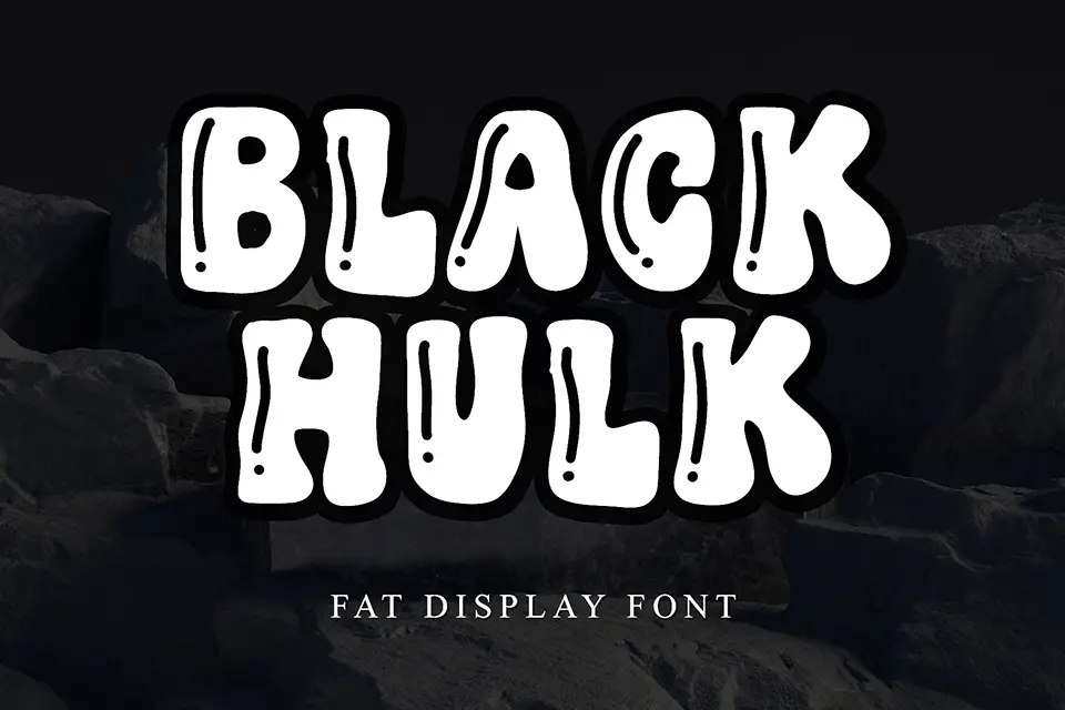 Black Hulk Font