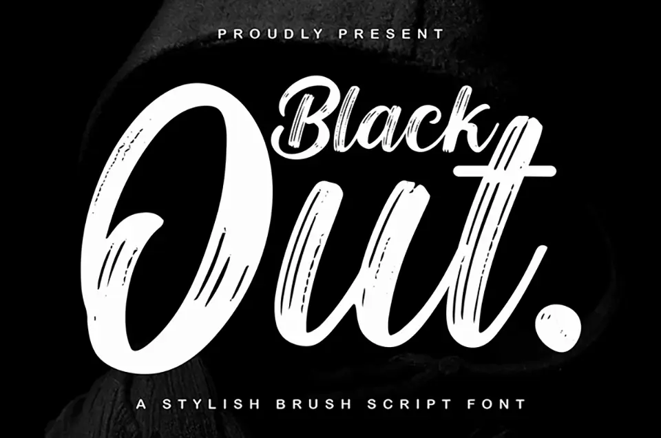 Black Out Font