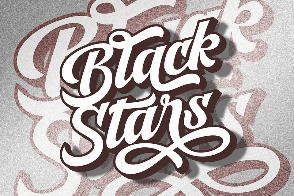 Black Stars Font