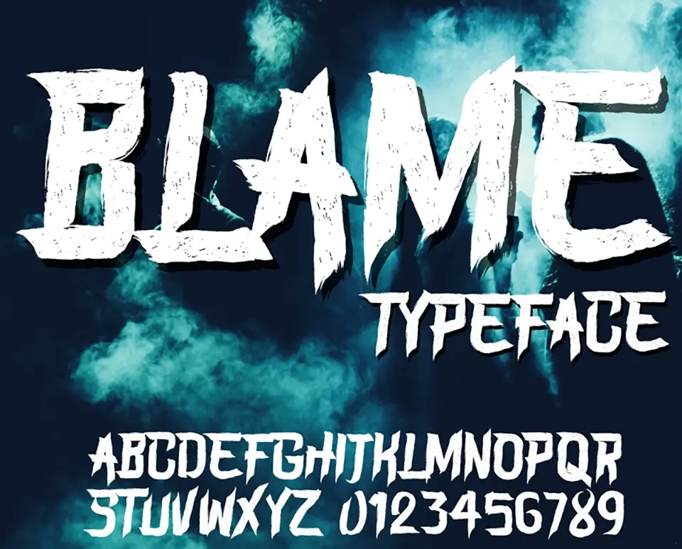 Blame Font