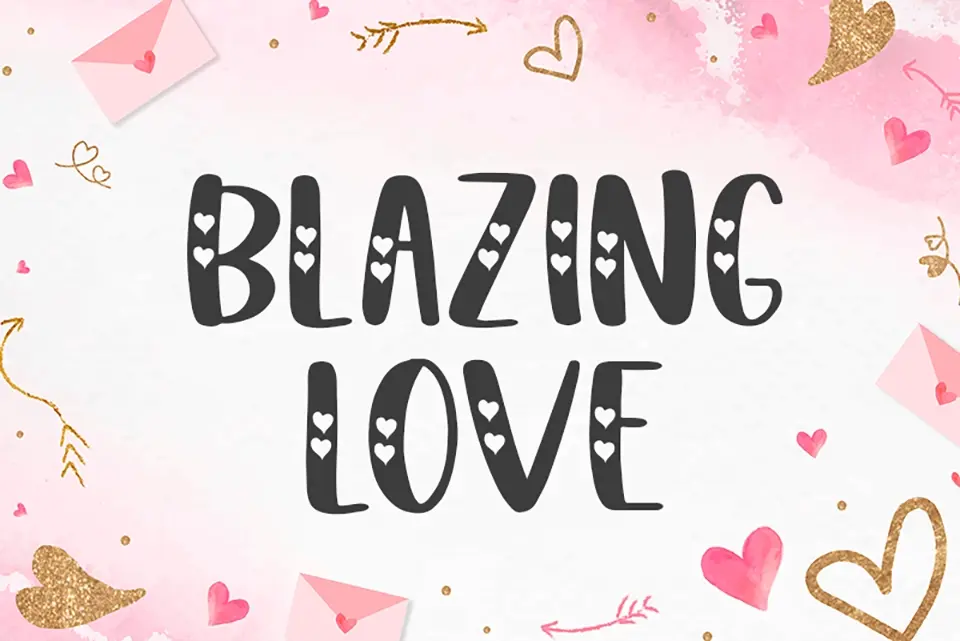 Blazing Love Font