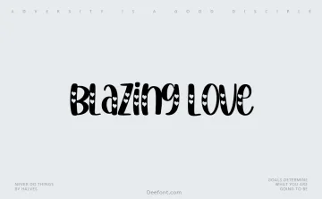 Blazing Love Font