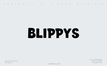 Blippys Font