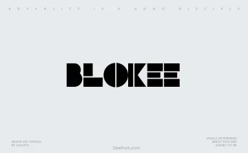 Blokee Font