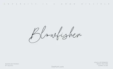 Blowfisher Font