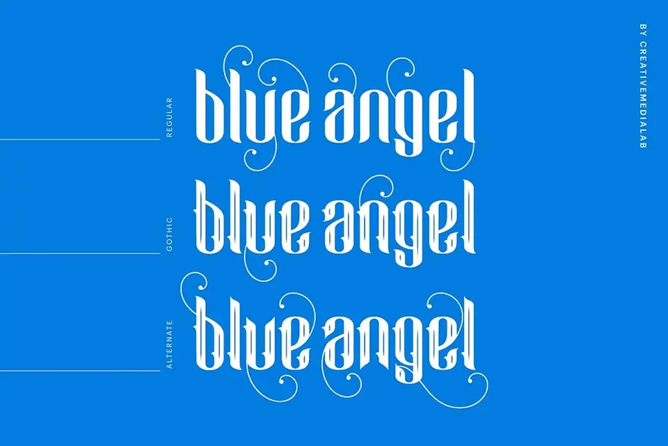 Blue Angel Font