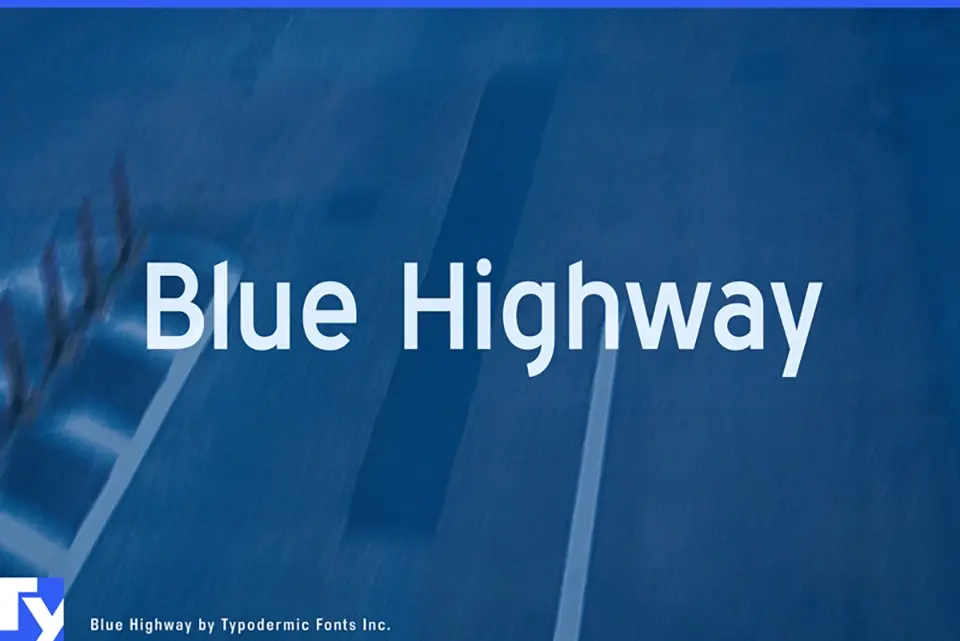 Blue Highway Font