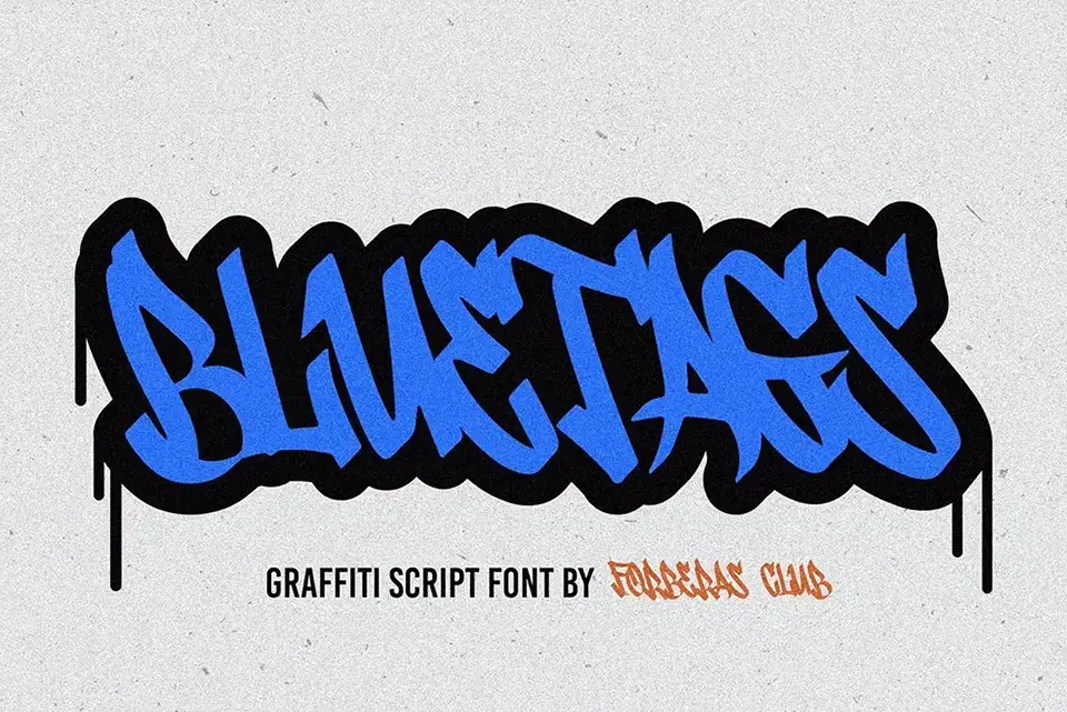 Bluetags Font