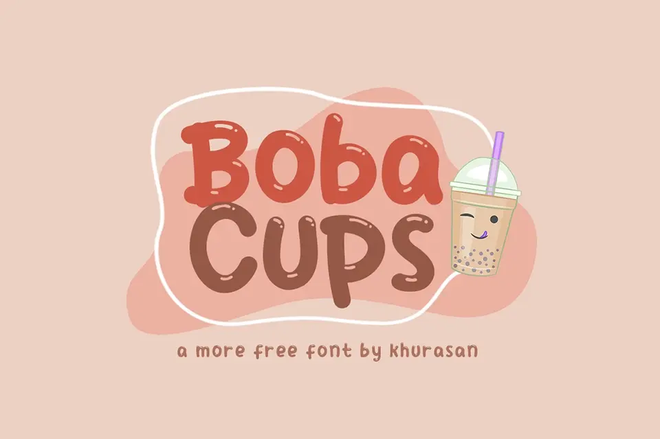Boba Cups Font