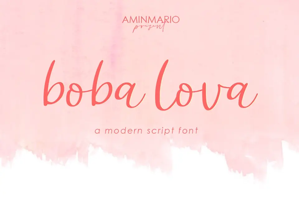 Boba Lova Font