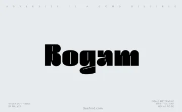 Bogam Font