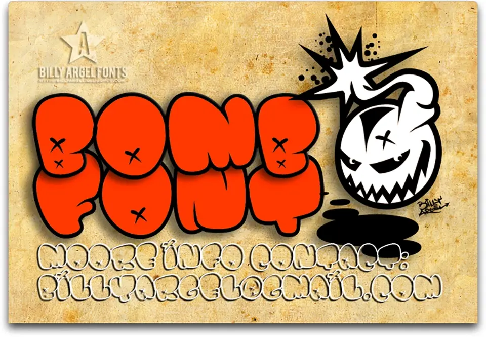 Bomb Font Font
