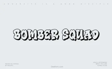 Bomber Squad Font