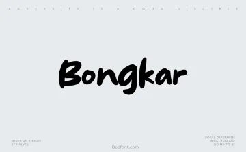 Bongkar Font