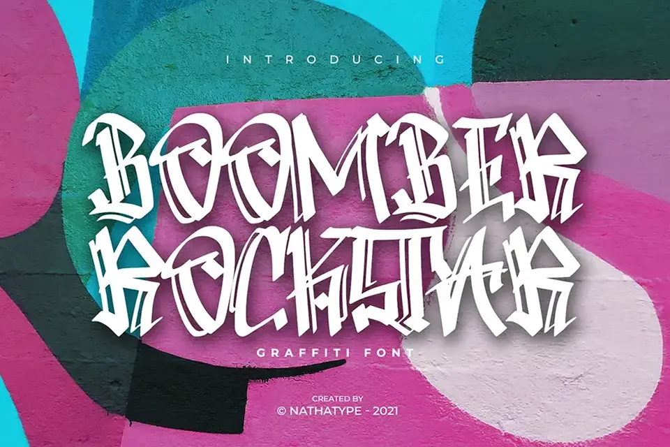 Boomber Rockstar Font