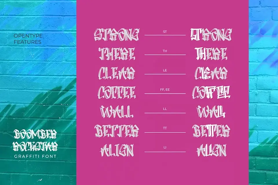 Boomber Rockstar Font