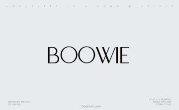 Boowie Font