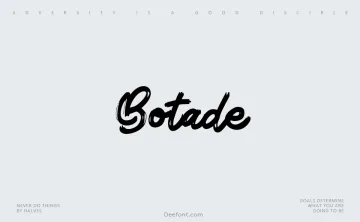 Botade Font