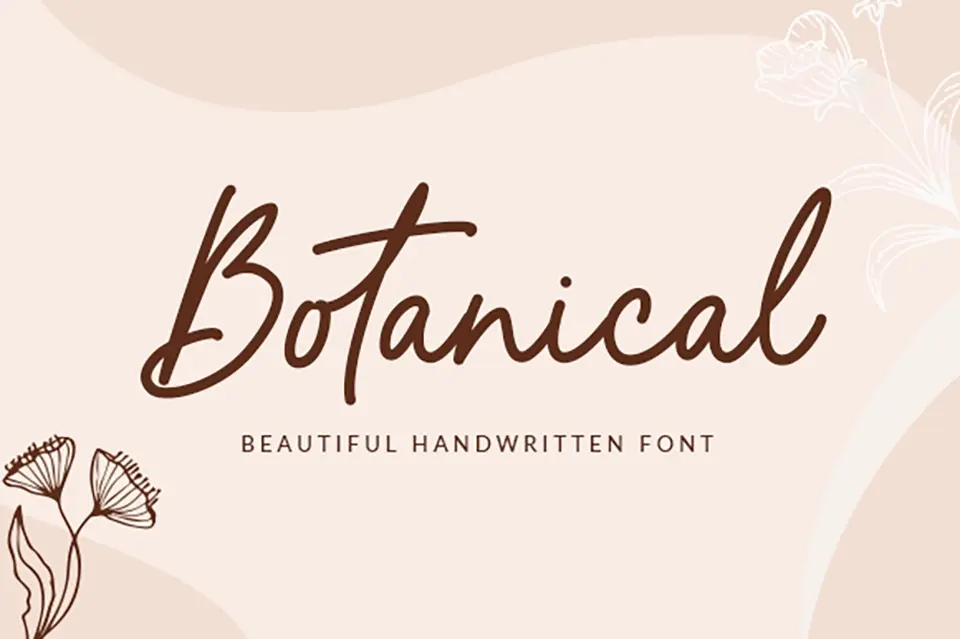 Botanical Font