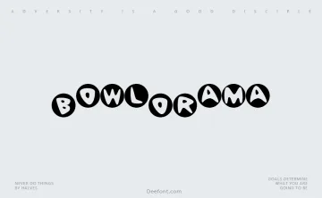 BowlORama Font