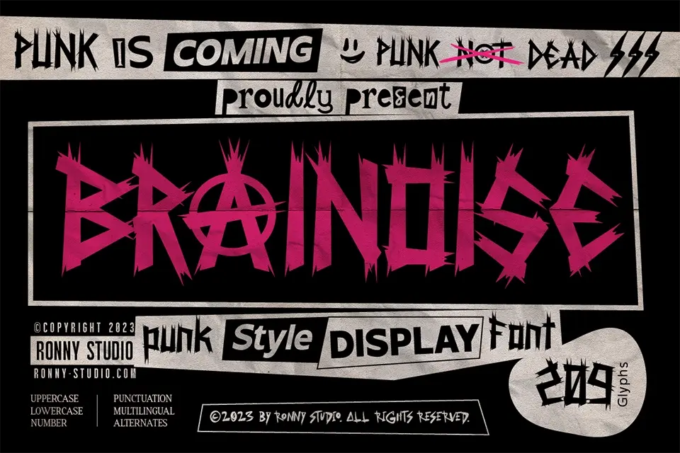 Brainoise Font