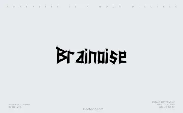 Brainoise Font