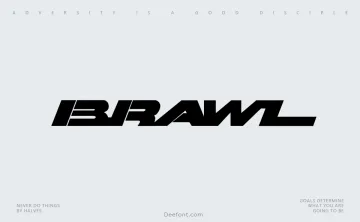 Brawl Font