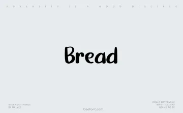 Bread Font