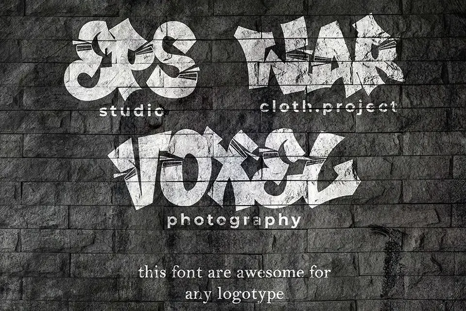 Break Age Graffiti Font