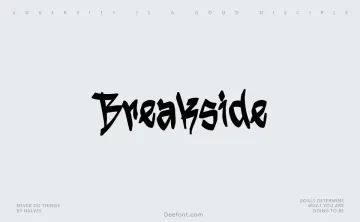 Breakside Font
