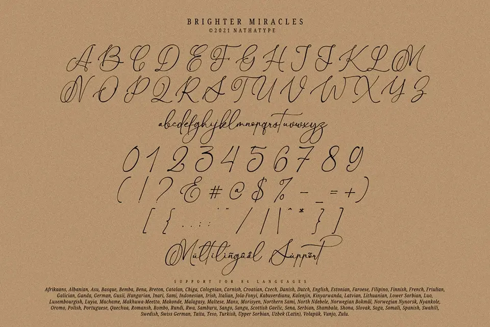 Brighter Miracles Font