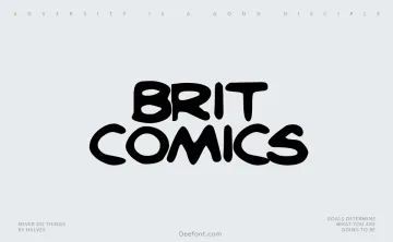 Brit Comics Font
