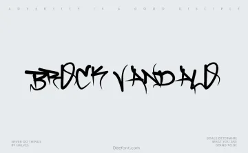 Brock Vandalo Font