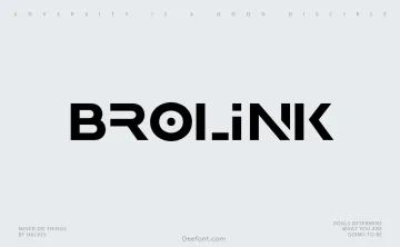 Brolink Font