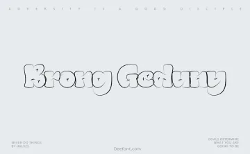 Brong Geduny Font