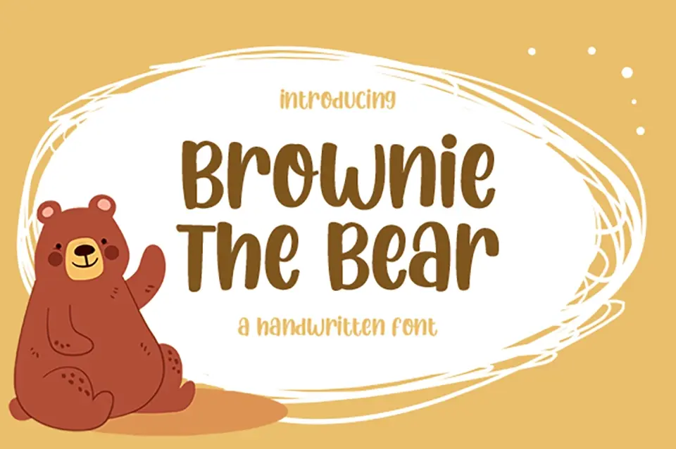 Brownie The Bear Font